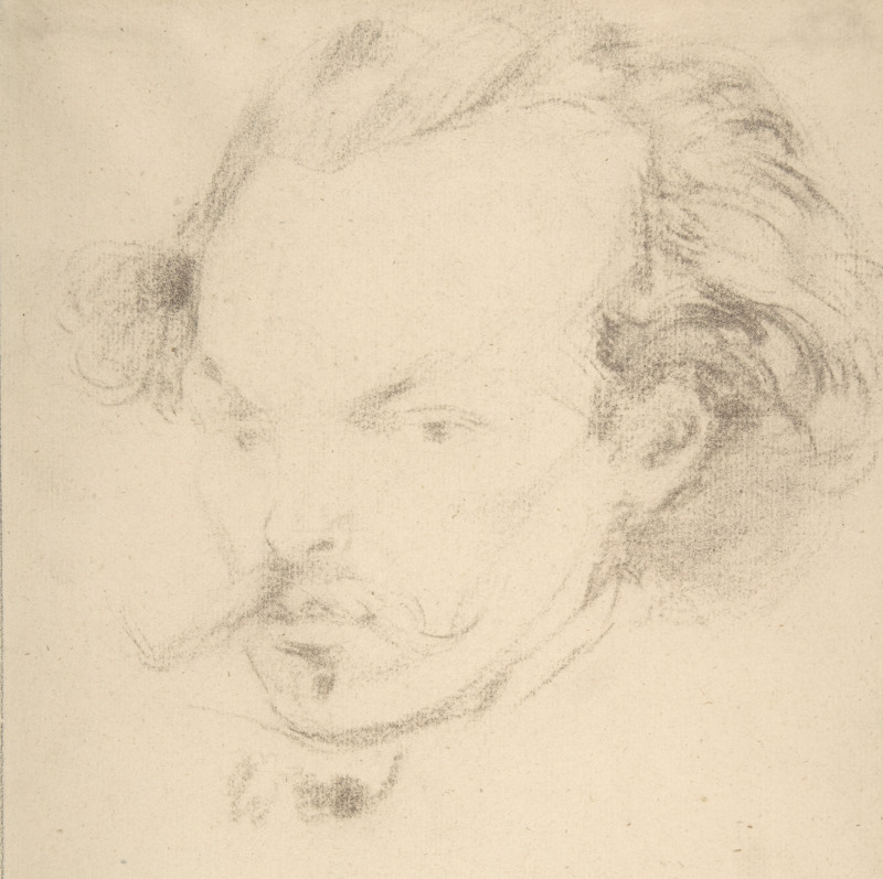 Charles Bargue Autoportrait Dessin